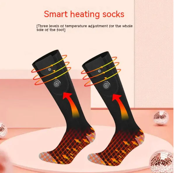 Electric Heated Ski Socks