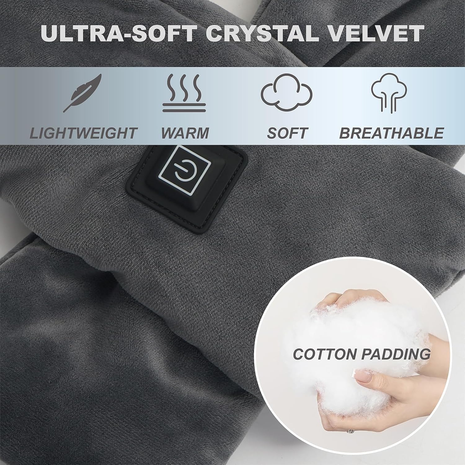 Heated Neck Scarf with Power Bank